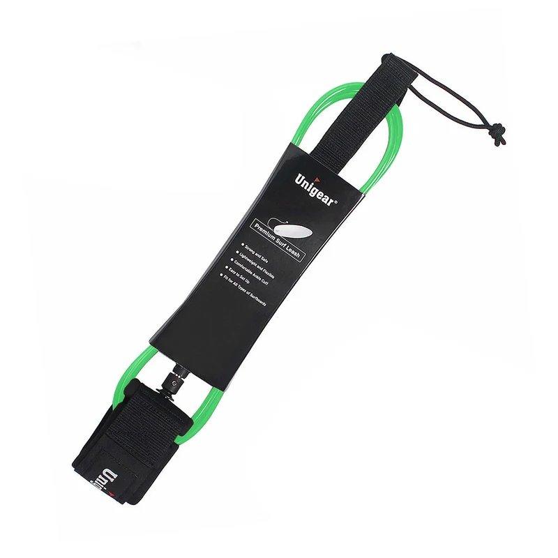 Straight Surfboard Leash with Waterproof Pouch