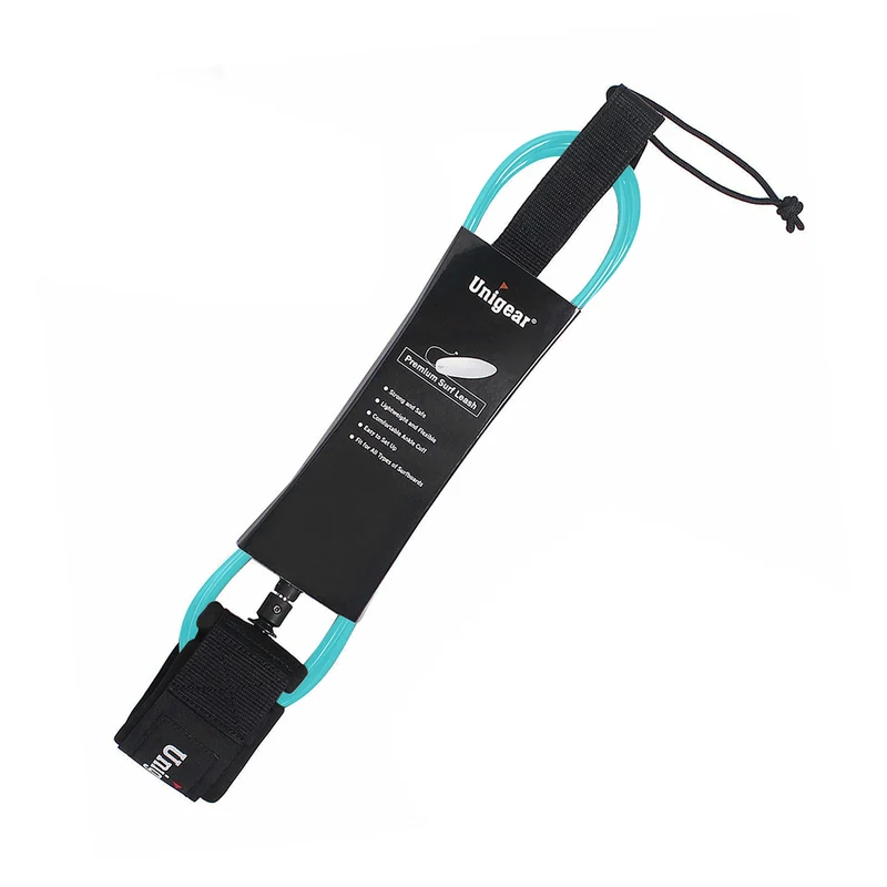Straight Surfboard Leash with Waterproof Pouch