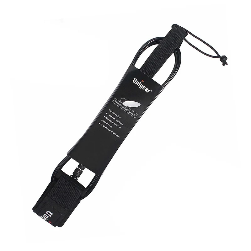 Straight Surfboard Leash with Waterproof Pouch