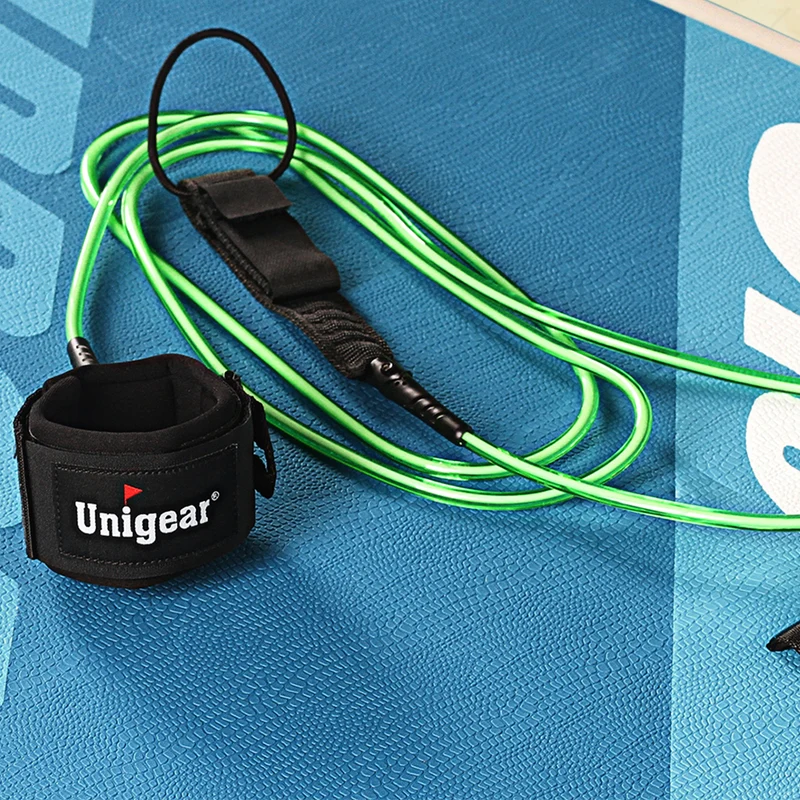 Straight Surfboard Leash with Waterproof Pouch