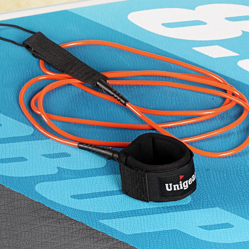 Straight Surfboard Leash with Waterproof Pouch