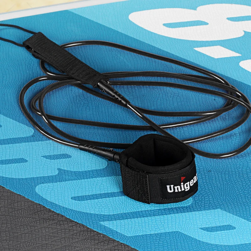 Straight Surfboard Leash with Waterproof Pouch