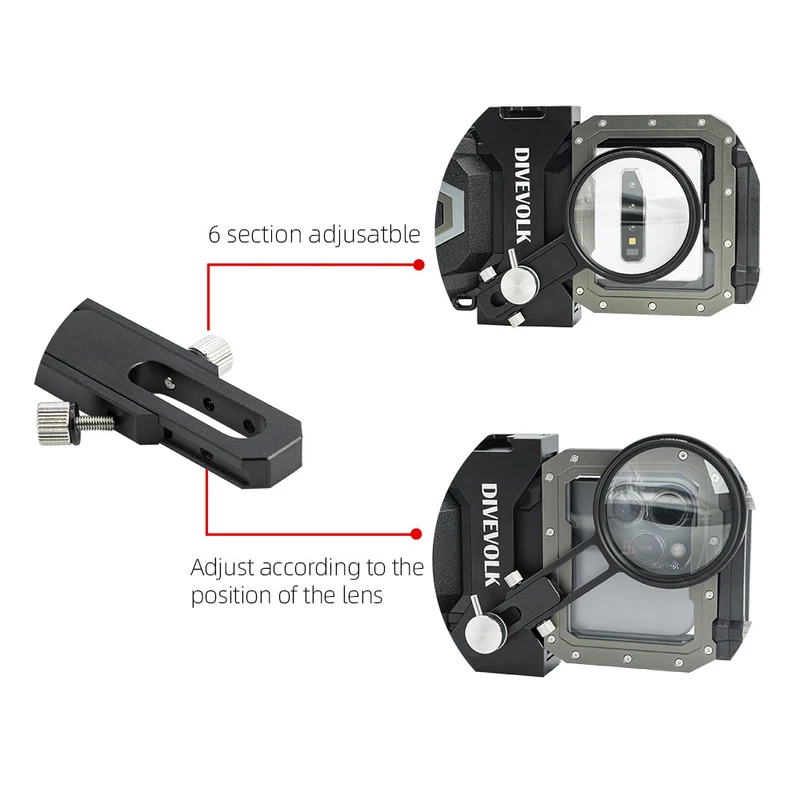 Vorbestellung: Divevolk SeaTouch 67 mm Adapterarm