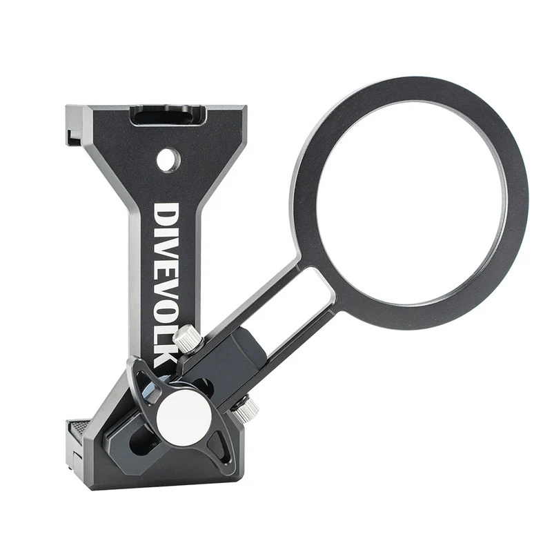 Vorbestellung: Divevolk SeaTouch 6 Pro Expansions Clamp mit verstellbarem 67-mm-Adapterarm
