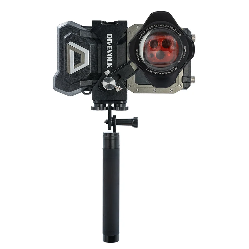 Vorbestellung: Divevolk SeaTouch 6 Pro Expansions Clamp mit verstellbarem 67-mm-Adapterarm
