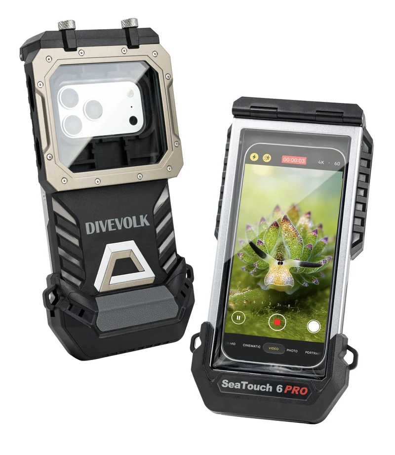 Vorbestellung: Divevolk SeaTouch 6 Pro Smartphone-Unterwassergehäuse Schwarz