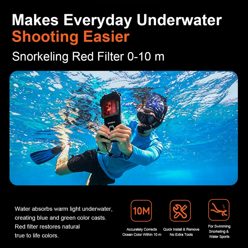 Vorbestellung: Divevolk SeaTouch 6 Pro Smartphone-Unterwassergehäuse Schwarz