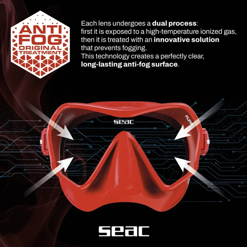 Seac Sub Pura Maske mit Antibeschlag-Technologie
