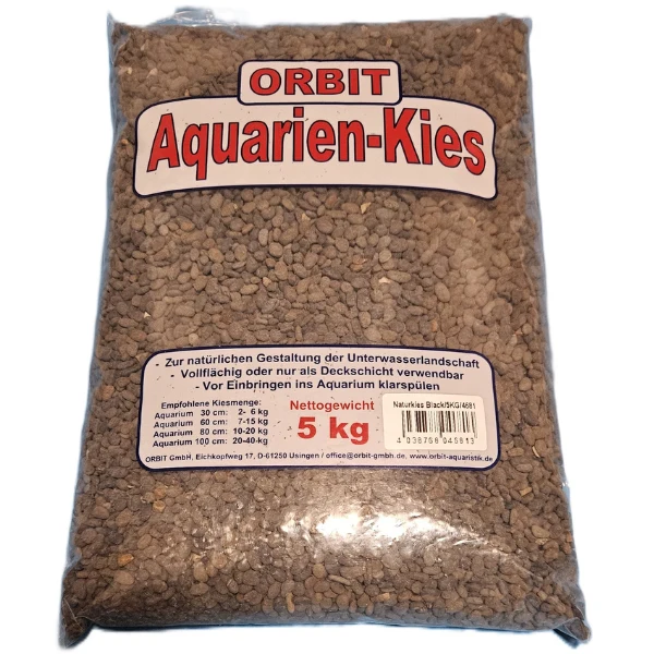 Orbit Naturkies black 2-5mm 5 kg