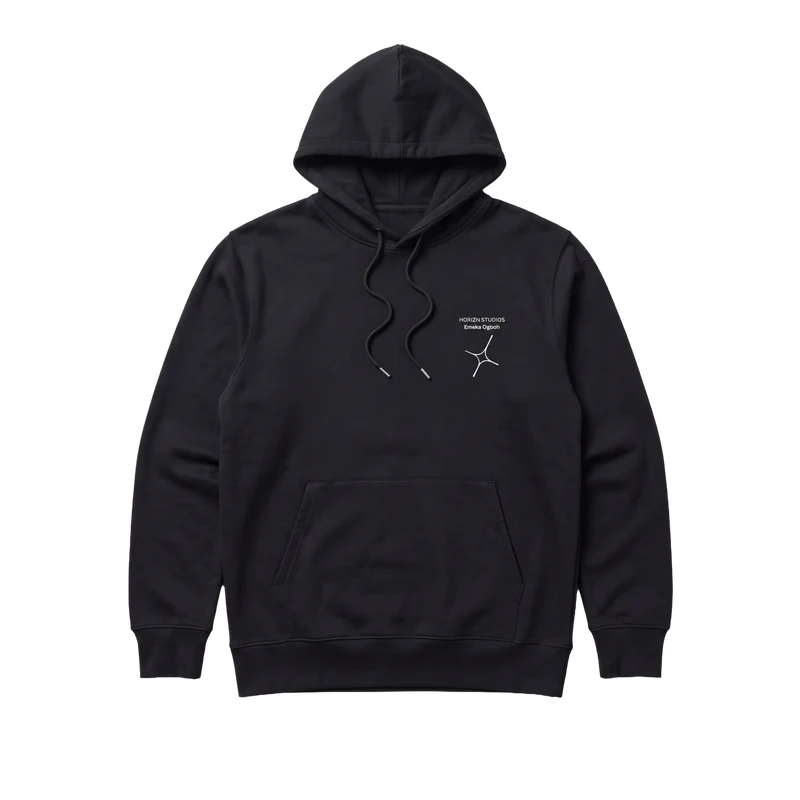 Emeka Edition Hoodie / All Black / Organic Cotton / Size S