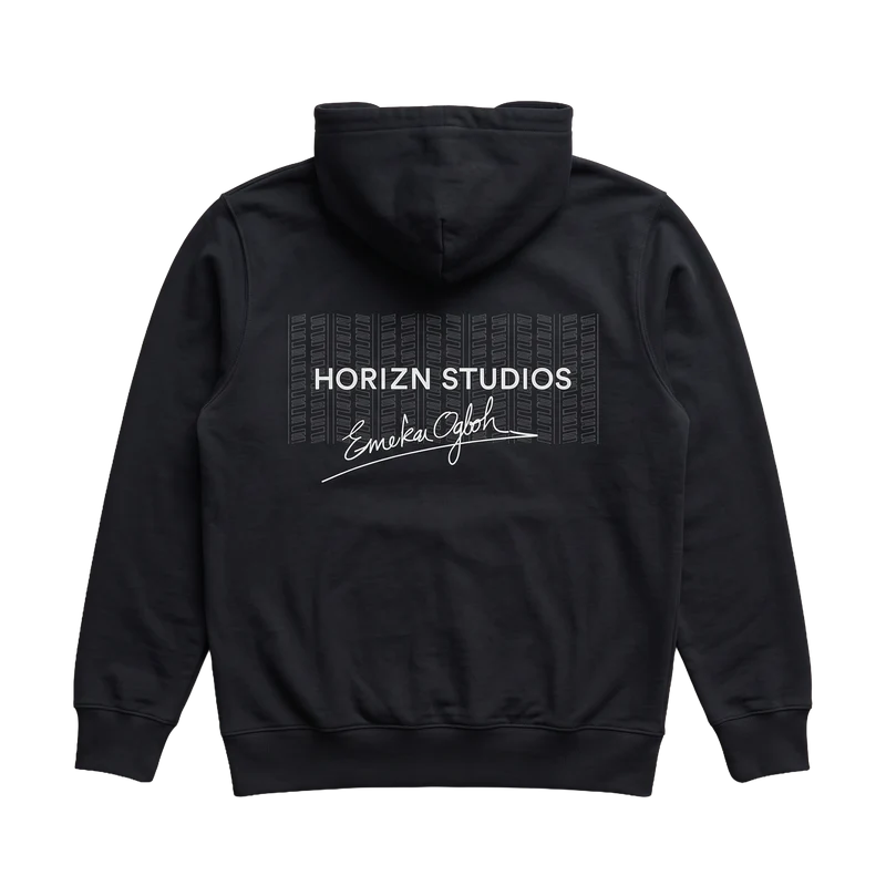 Emeka Edition Hoodie / All Black / Organic Cotton / Size S