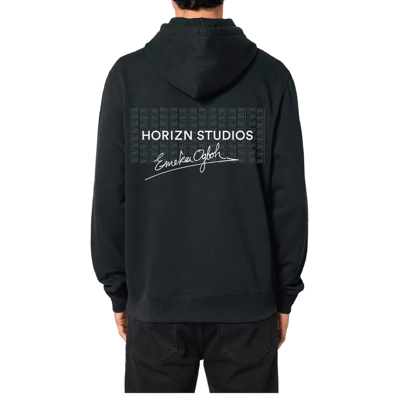 Emeka Edition Hoodie / All Black / Organic Cotton / Size S