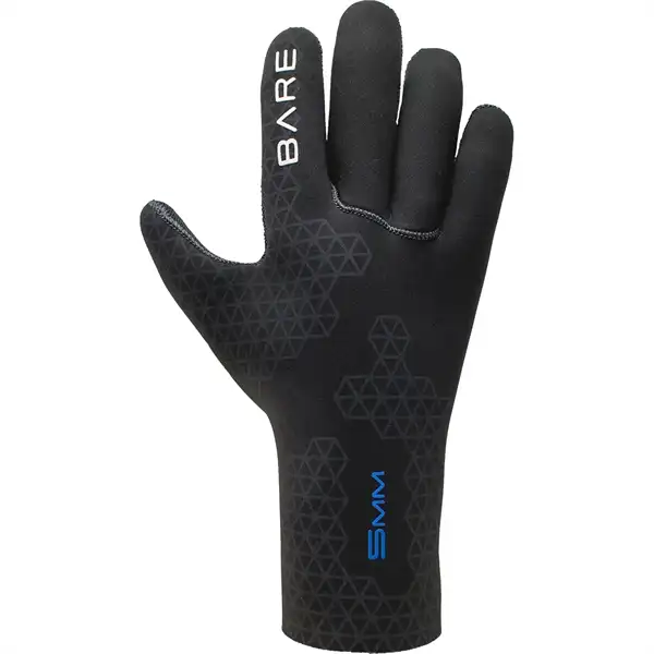 BARE 5mm Neoprenhandschuh S-Flex, schwarz