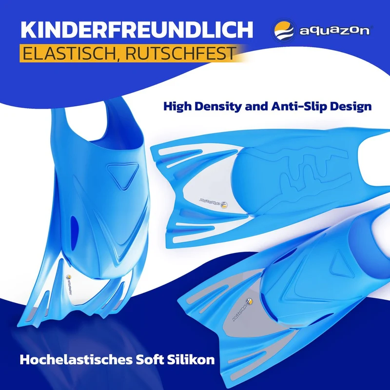 Kinder Schwimmflossen JOY, leicht anzuziehen in Größen 28 - 35