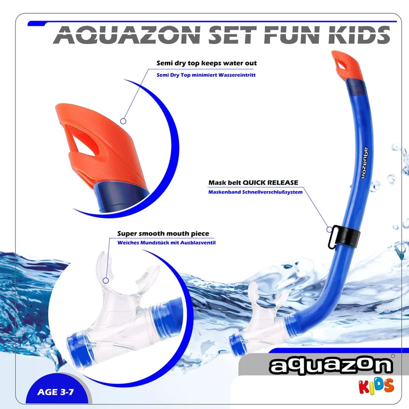 FUN mit Schnorchel, Schnorchelset, Kinder von 3-7 Jahren