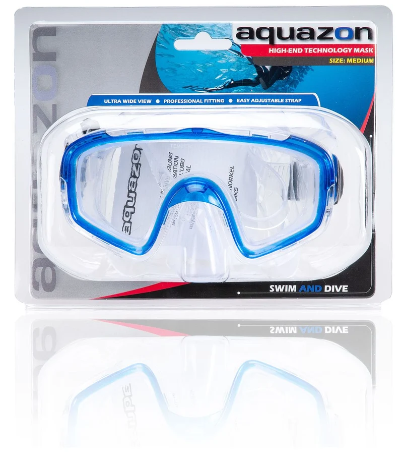 SHARK, Schnorchelbrille für Kinder 7-12 Jahre
