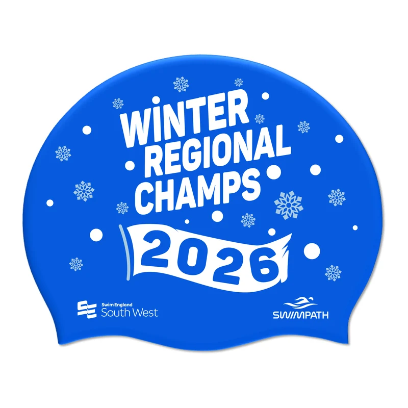 Swim England South West Winter Regional Championships 2026 Silicone Suede Swimming Cap - Royal Blue