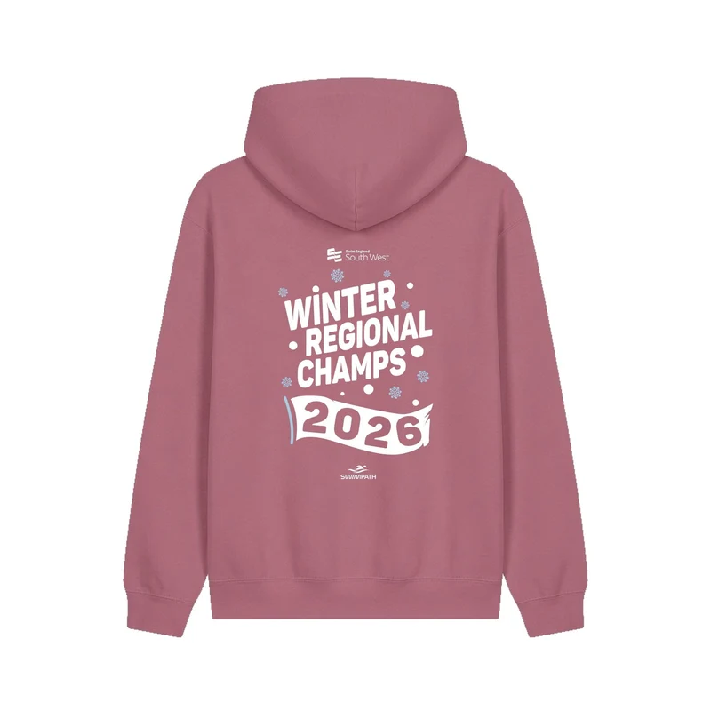 Swim England South West Winter Regional Championships 2026 Hoodie - Soft Mulberry