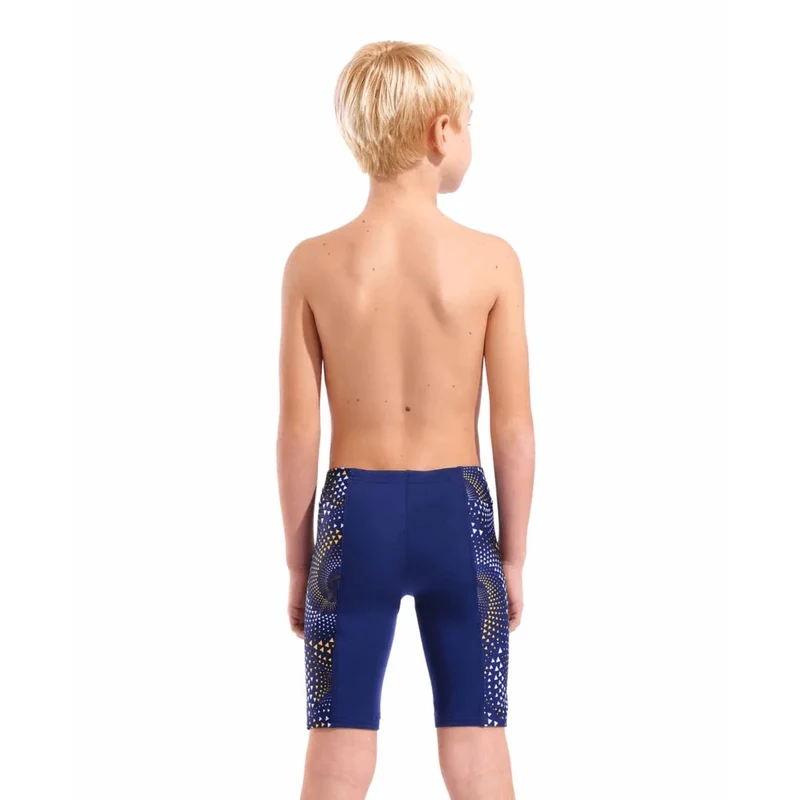 Arena Boys Fireflow Swim Jammer - Navy/Yellow