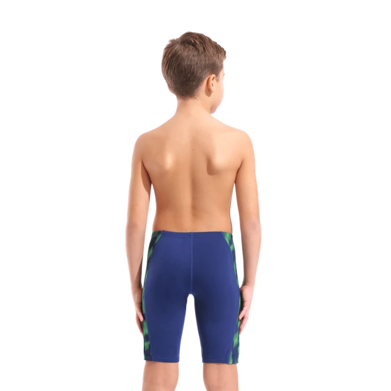 Arena Boys Wave Swim Jammer - Navy/Green