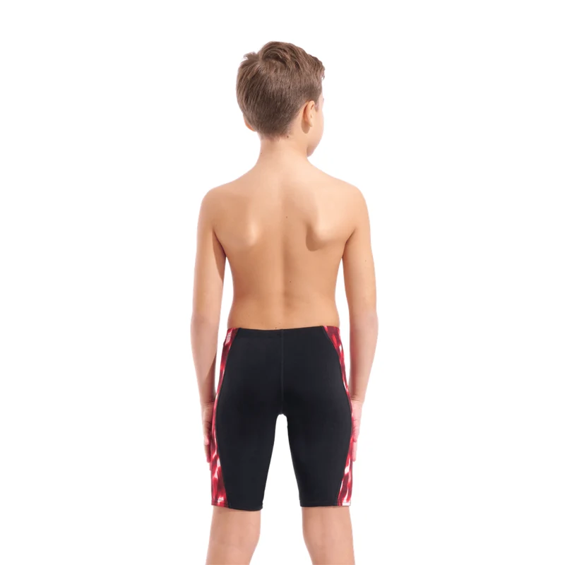 Arena Boys Wave Swim Jammer - Black/Red