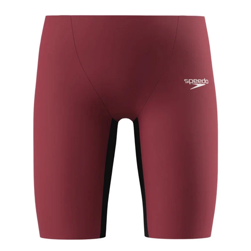 Speedo Boys Fastskin Junior Endurance+ Max High Waisted Jammer - Black/Red