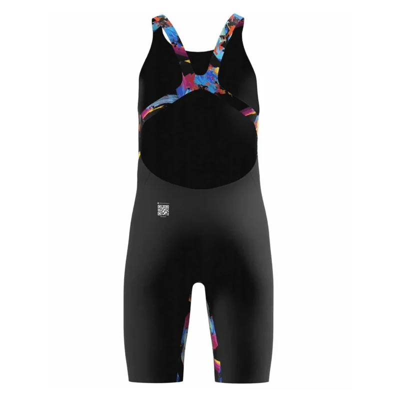 Speedo Endurance+ Max Junior Girls Kneeskin - Black/Multi