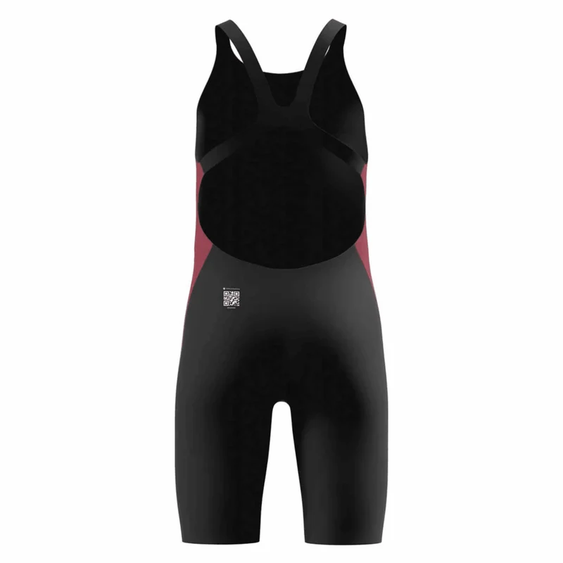 Speedo Endurance+ Max Junior Girls Kneeskin - Black/Red