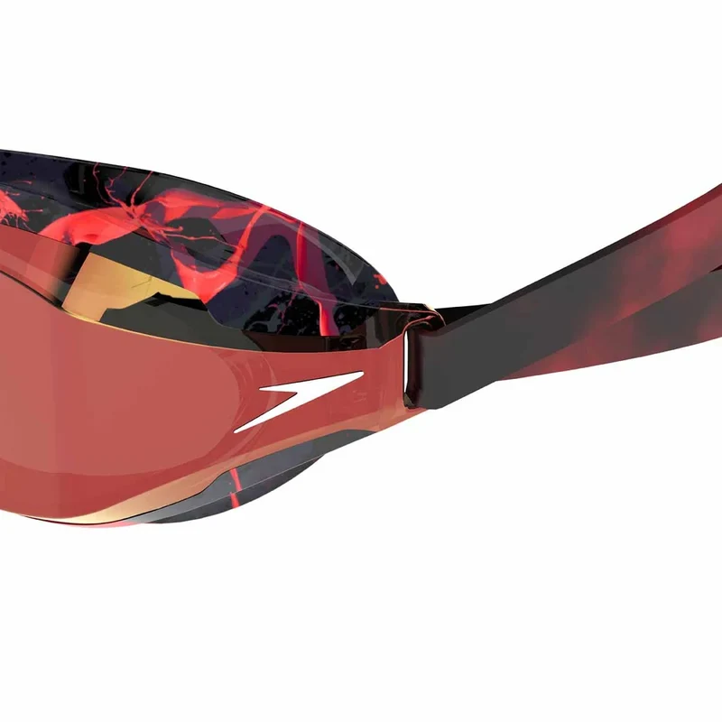 Speedo Fastskin Speedsocket 2 Mirror Goggles - Black / Red