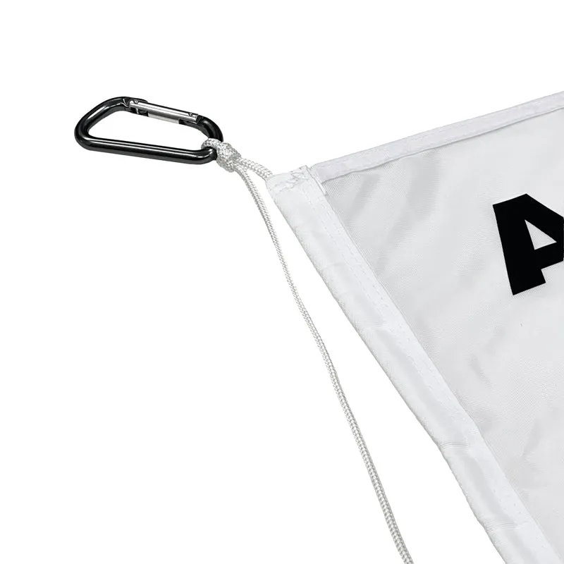 Taucherflagge Alfa mit Aufdruck
