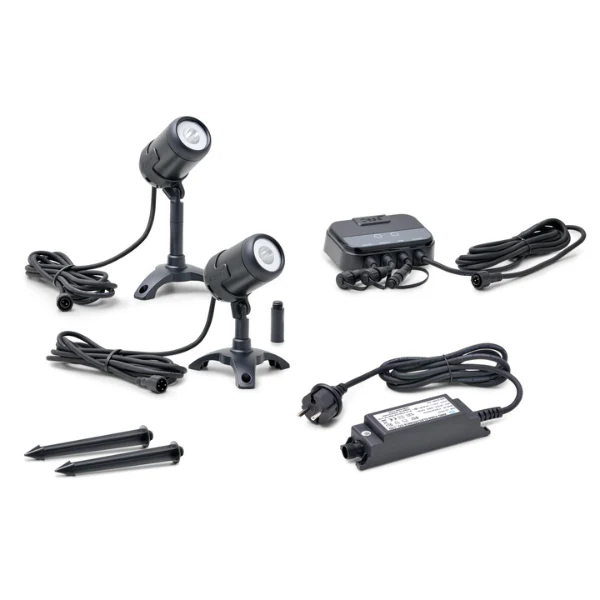 Oase LunAqua Connect Starter Set Controllable Smartes Leuchten Set für Garten und Teich