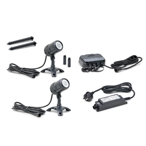 Oase LunAqua Connect Starter Set Controllable Smartes Leuchten Set für Garten und Teich