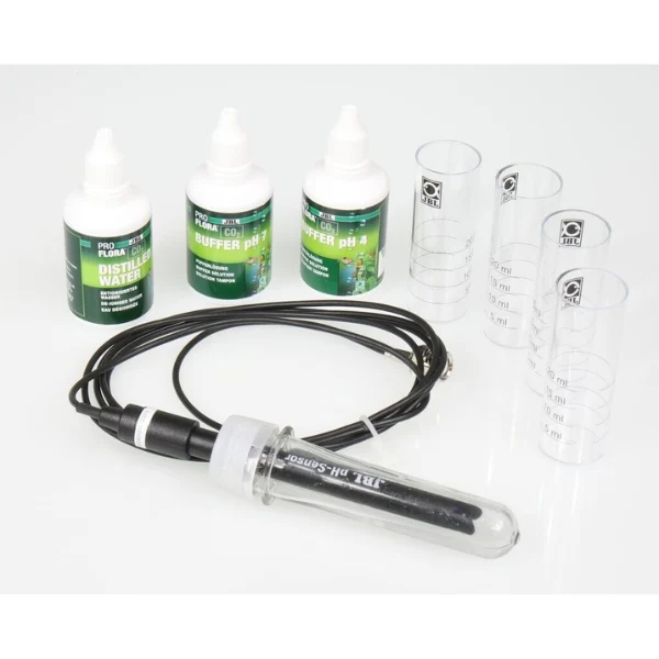 JBL ProFlora CO2 Sensor Set pH-Elektrode mit Kalibrierflüssigkeiten *Bestellware