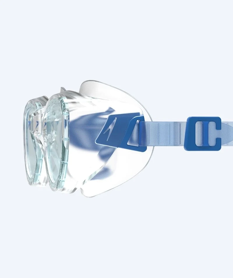 Speedo Schwimmbrille für Freizeitschwimmer - Futura Hydrospex - Hellblau/Klar