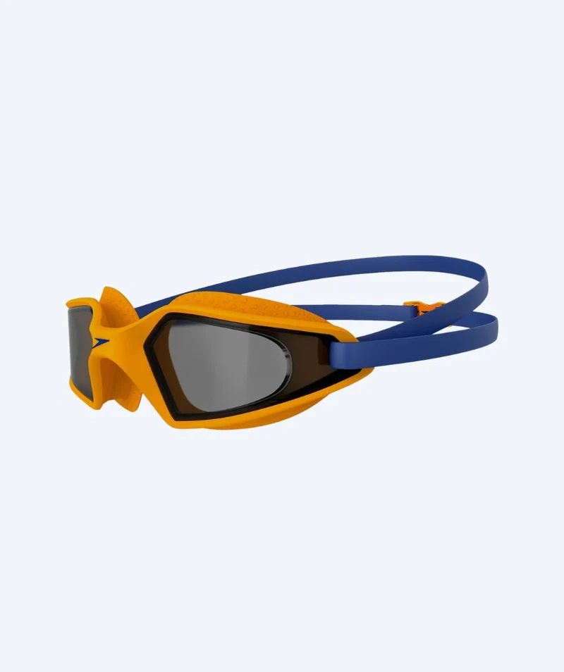 Speedo Schwimmbrille für Kinder - Hydropulse - Blau/Orange (Smoke Scheiben)