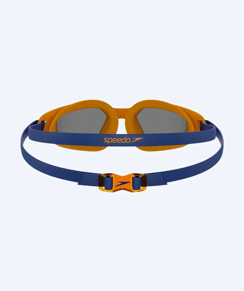 Speedo Schwimmbrille für Kinder - Hydropulse - Blau/Orange (Smoke Scheiben)