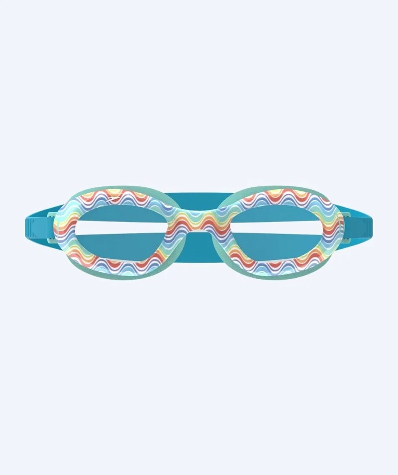 Speedo Schwimmbrille für Kinder (6-16) - Futura Hydrospex - Türkis/Klar (Printed)