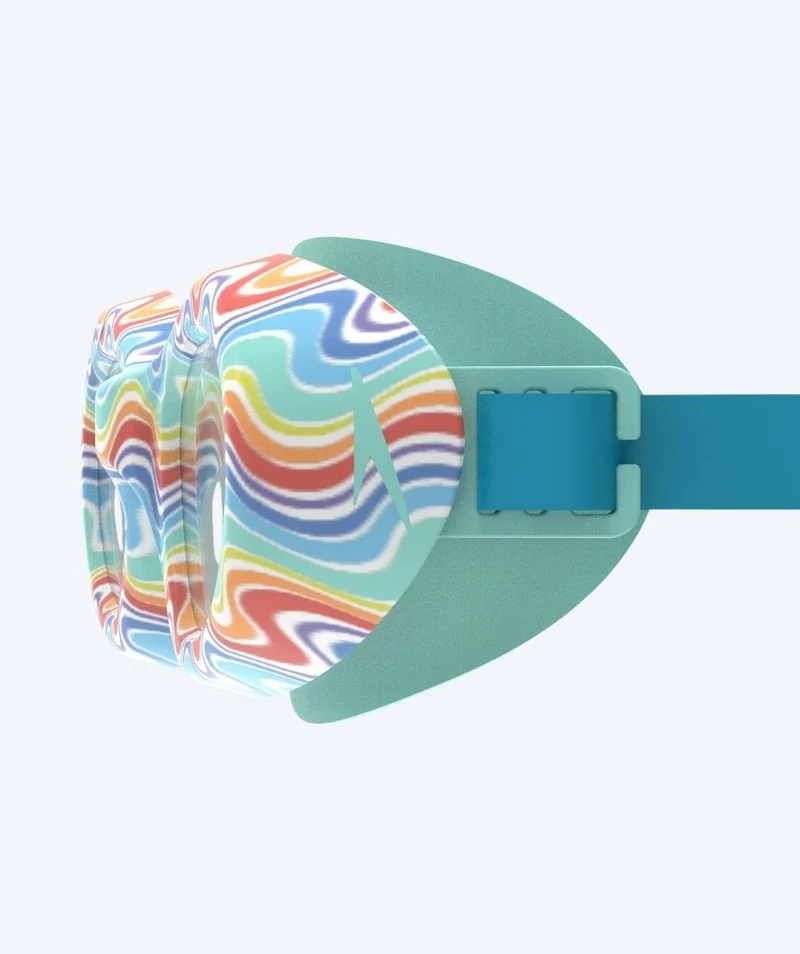 Speedo Schwimmbrille für Kinder (6-16) - Futura Hydrospex - Türkis/Klar (Printed)