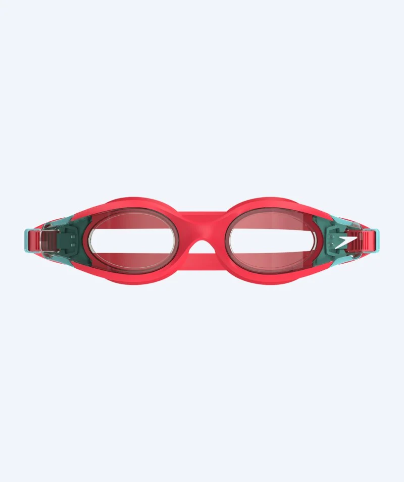 Speedo Schwimmbrille für Kinder (6-14) - Hydrosity 2.0 - Rot/Hellblau (Smoke Scheiben)
