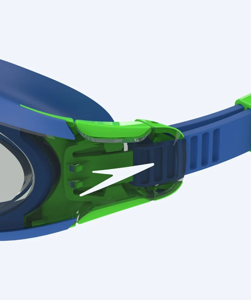 Speedo Schwimmbrille für Kinder (6-14) - Hydrosity 2.0 - Dunkelblau/Grün (Smoke Scheiben)