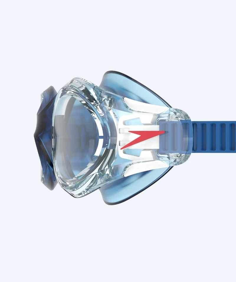 Speedo Schwimmbrille für Freizeitschwimmer - Hydrosity 2.0 - Hellblau/Dunkelblau