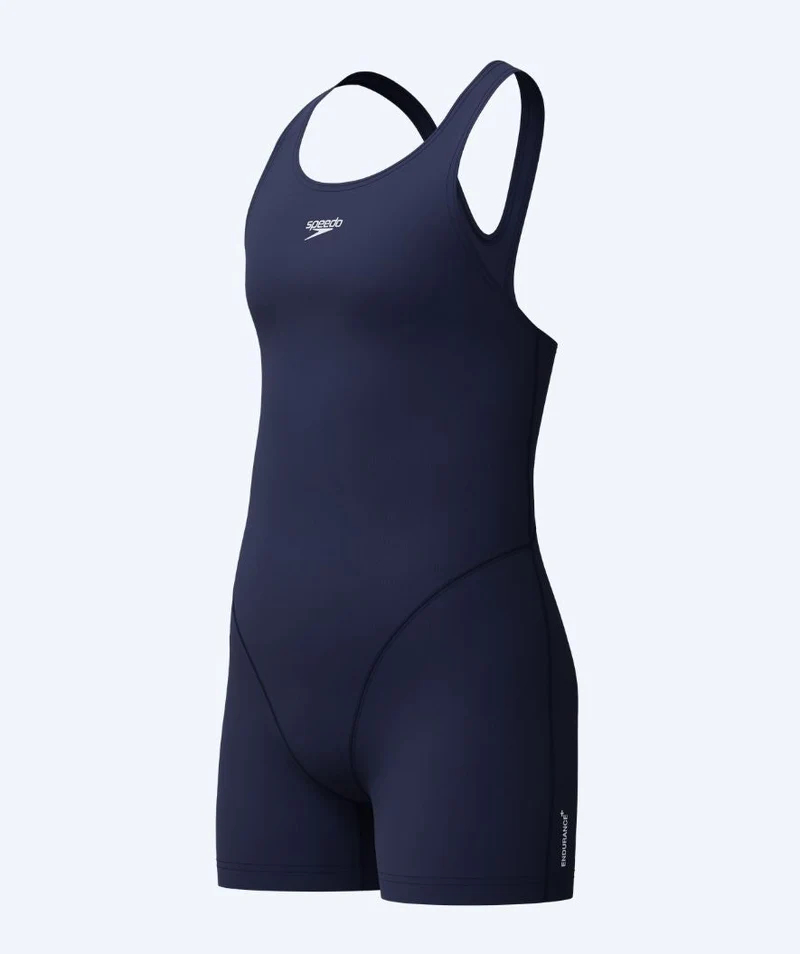 Speedo Badeanzug mit Bein für Mädchen - Endurance - Dunkelblau