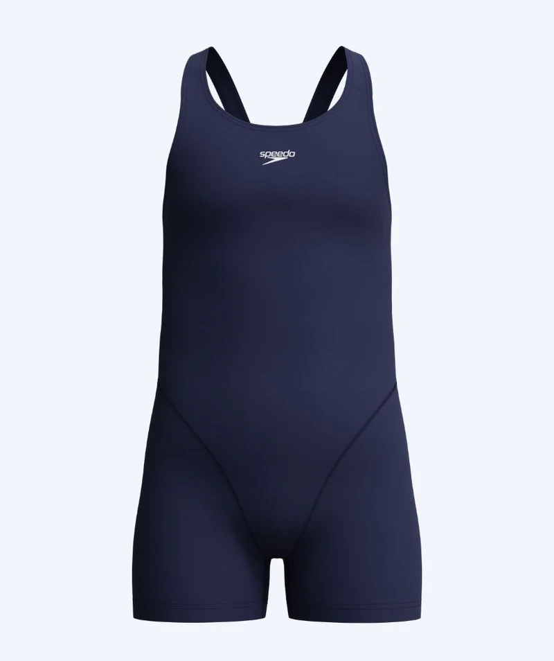 Speedo Badeanzug mit Bein für Mädchen - Endurance - Dunkelblau
