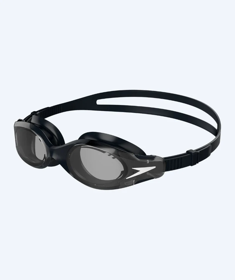 Speedo Schwimmbrille für Freizeitschwimmer - Hydrosity 2.0 - Schwarz/Grau (Smoke Scheiben)