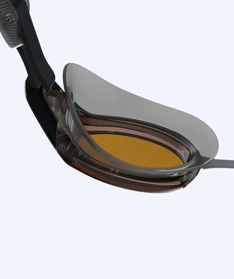 Speedo Schwimmbrille für Freizeitschwimmer - Mariner Pro Mirror - Schwarz/Gold