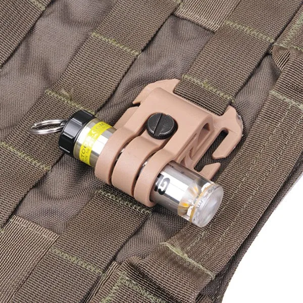 Nextorch® GLO-TOOB™ Tactical Kit Halterung Molle / PALs / Klett - schwarz
