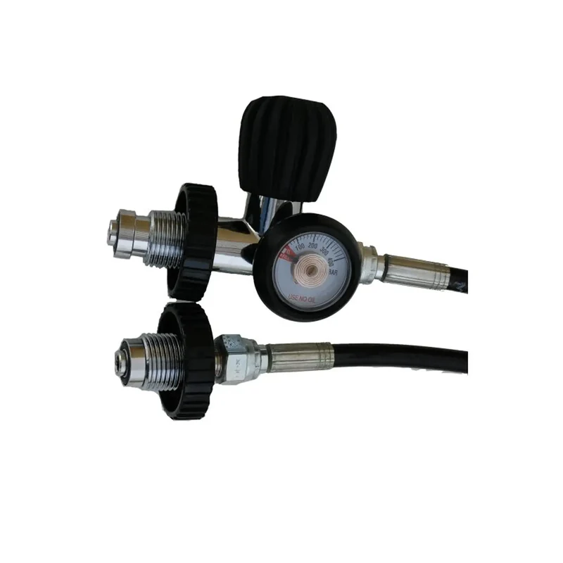 Polaris Überströmschlauch bis 300 bar mit Manometer