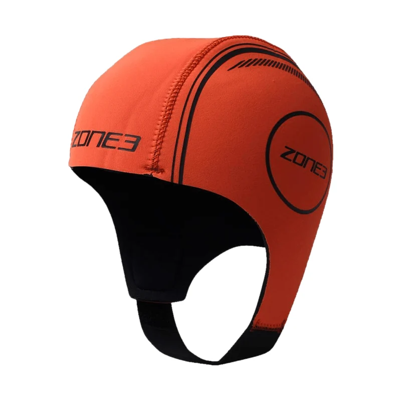 Zone3 Neoprene Swim Cap - High Vis Orange