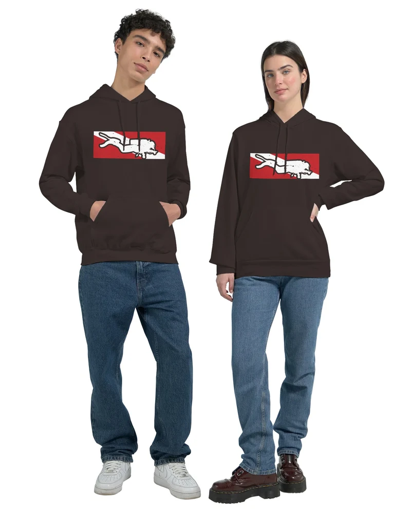 DIVE Hoodie: Taucher Kapuzenpullover mit Statement-Logo – Entdecke 13 Farben & deine perfekte Größe!