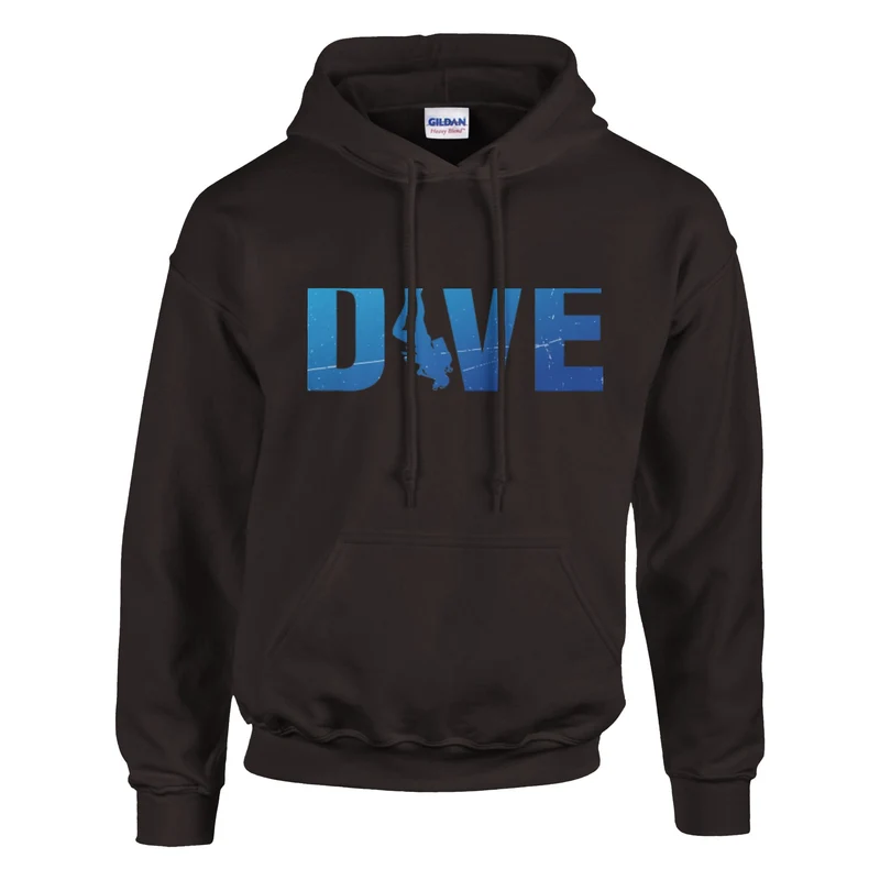 DIVE Hoodie: „I Feel Better Underwater" – Bequemer Taucher Kapuzenpullover mit Logo in vielen Farben